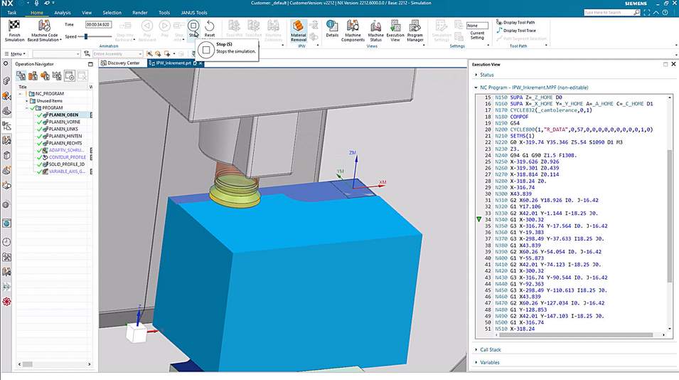 NX CAM QuickTip Toolpath NX CAM QuickTip Toolpath