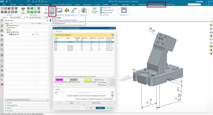 NX-Tools wie den PDTM installieren