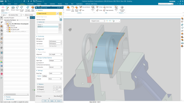 Siemens NX QuickTip - Curves Selected Siemens NX QuickTip - Curves Selected