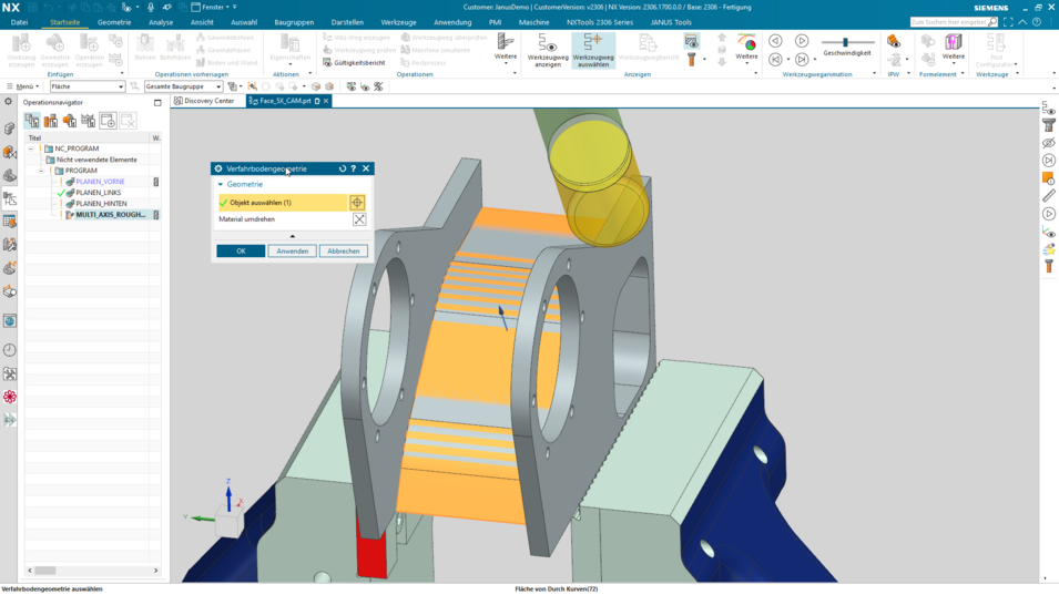 Siemens NX Quicktipp - gesamte Fläche