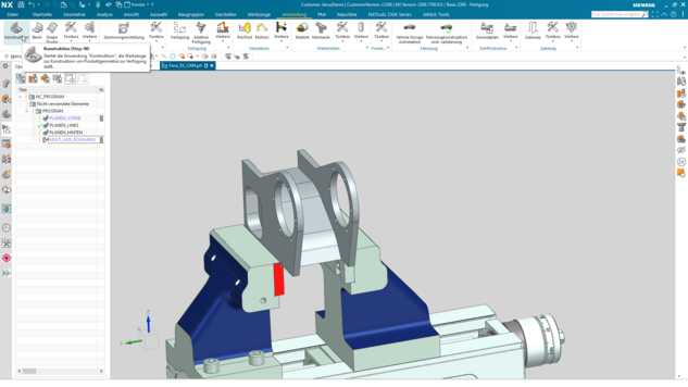 Siemens NX Quicktipp - Konstruktion