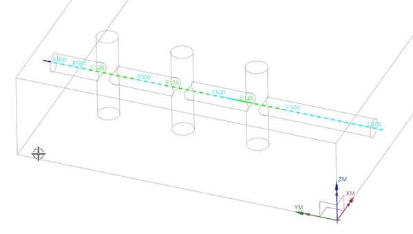 Feed rates visualized at the toolpath in NX CAM Feed rates visualized at the toolpath in NX CAM