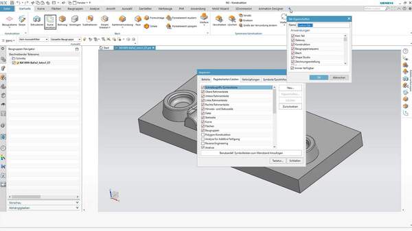 NX Quicktipp - Erstellen und nutzen Sie Ihre individuelle Rolle in NX