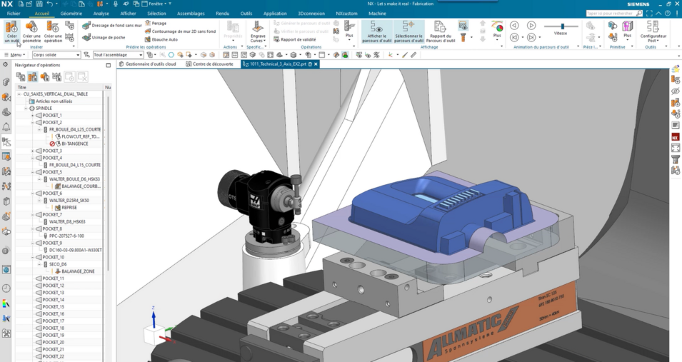 Intégration à l'aide de NX Cloud Tool manager
