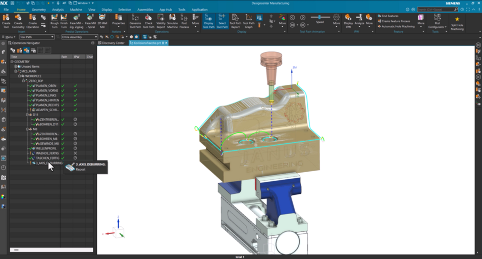NX QuickTip -Deburring NX QuickTip -Deburring