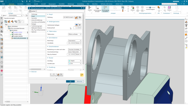 Siemens NX Quicktipp - Multi Axis Roughing