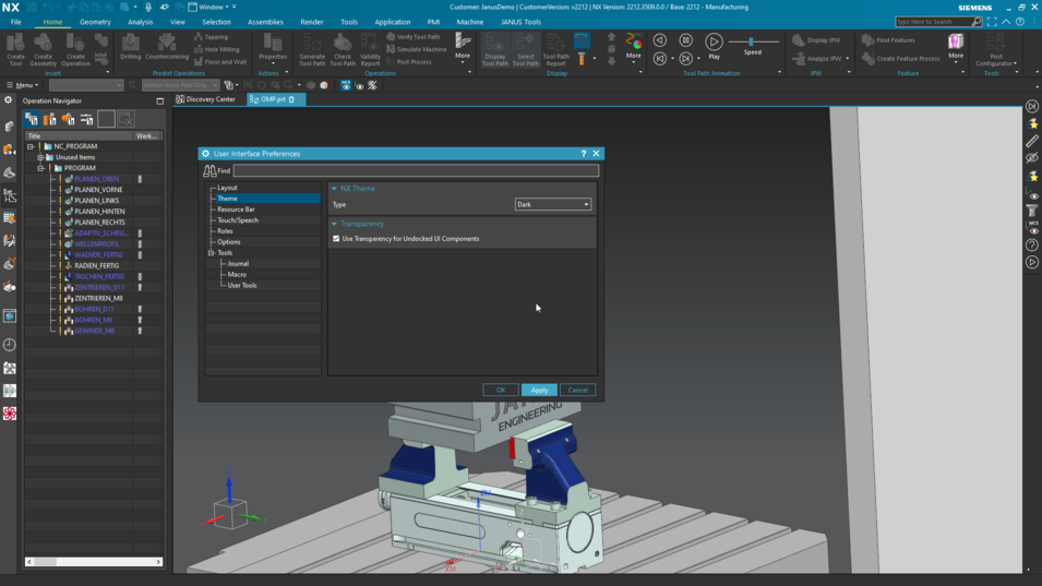 Siemens NX sombre