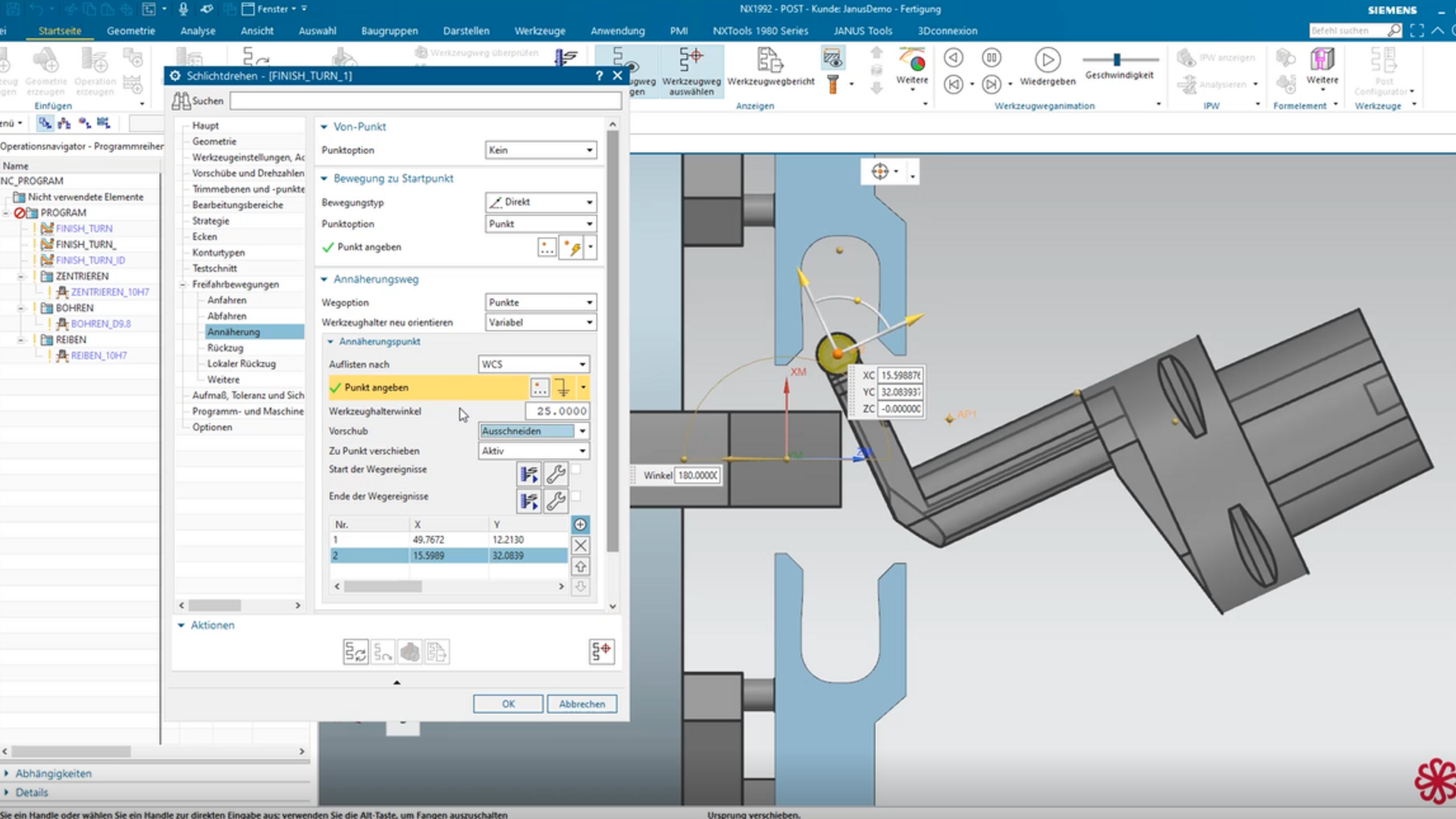 NX CAM Quicktipp – Einfädeln beim Drehen NX CAM Quicktipp – Einfädeln beim Drehen