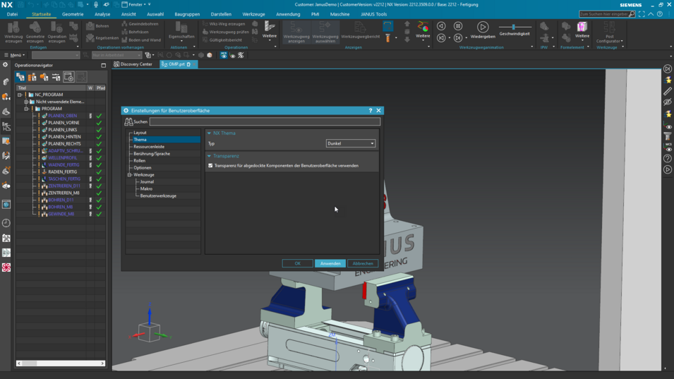 Siemens NX Dunkel