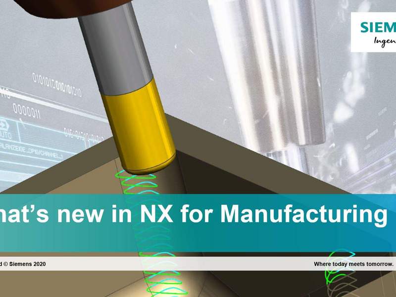 What's new in NX CAM 1980