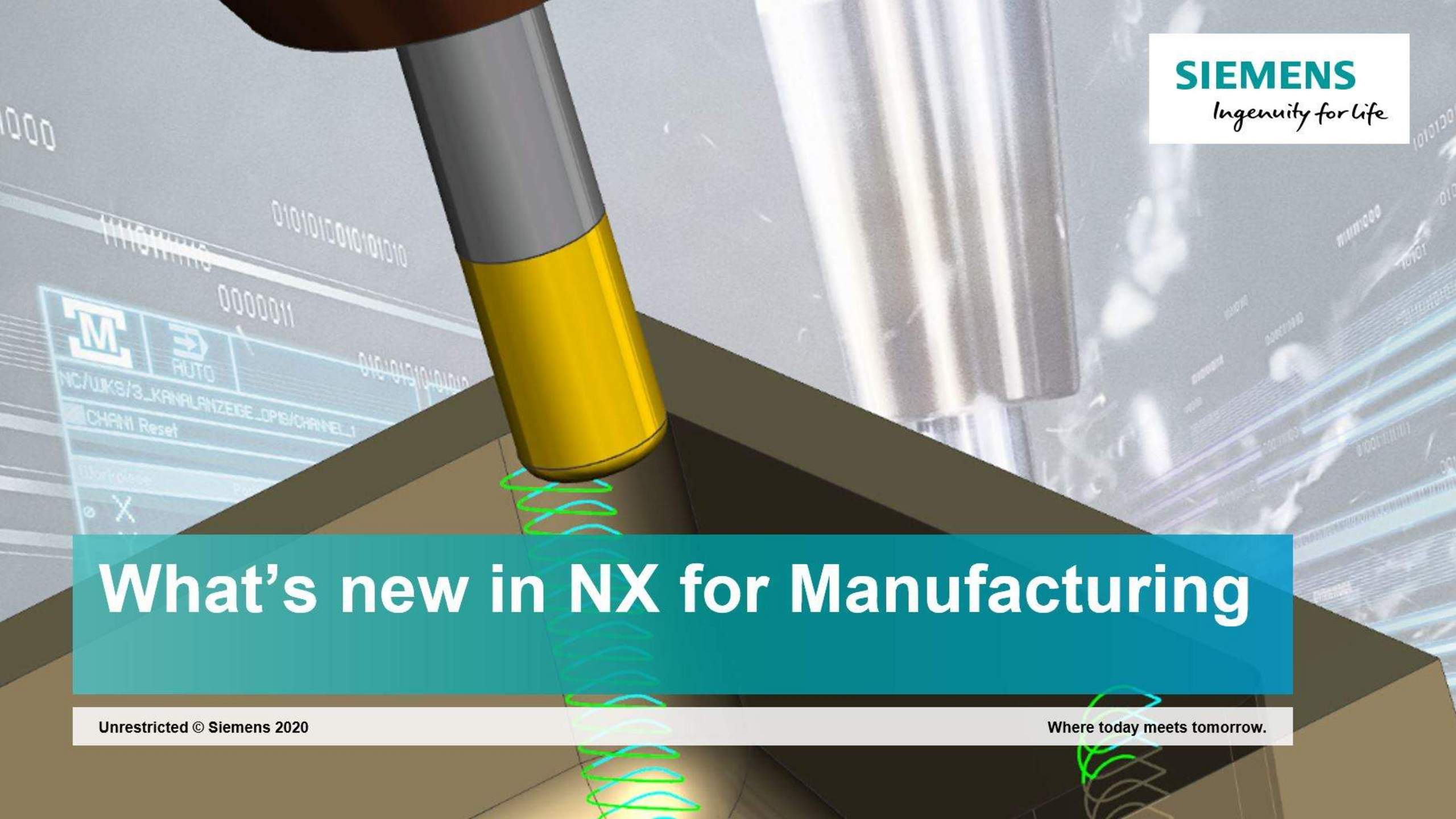 What's new in NX CAM 1980