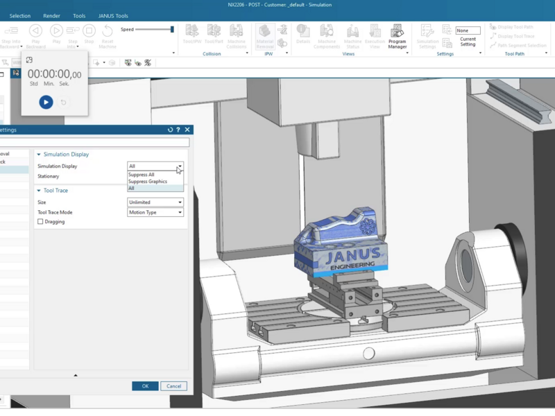 Die CSE-Simulation optimieren in NX CAM