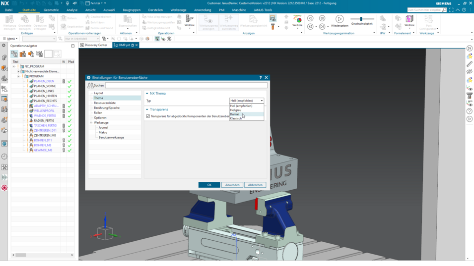 Siemens NX Hell