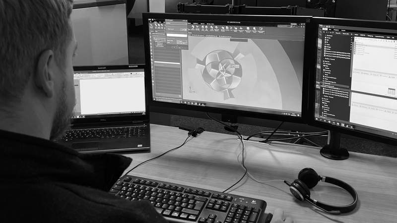 Kontrolle Mars-Fahnenmast vor additiver Fertigung