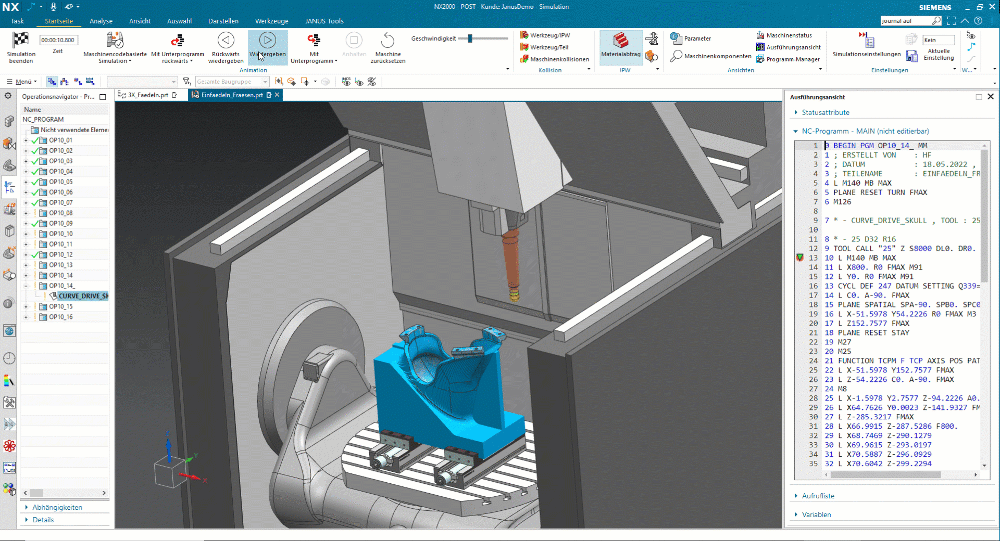 Tilting in NX CAM to avoid collisions